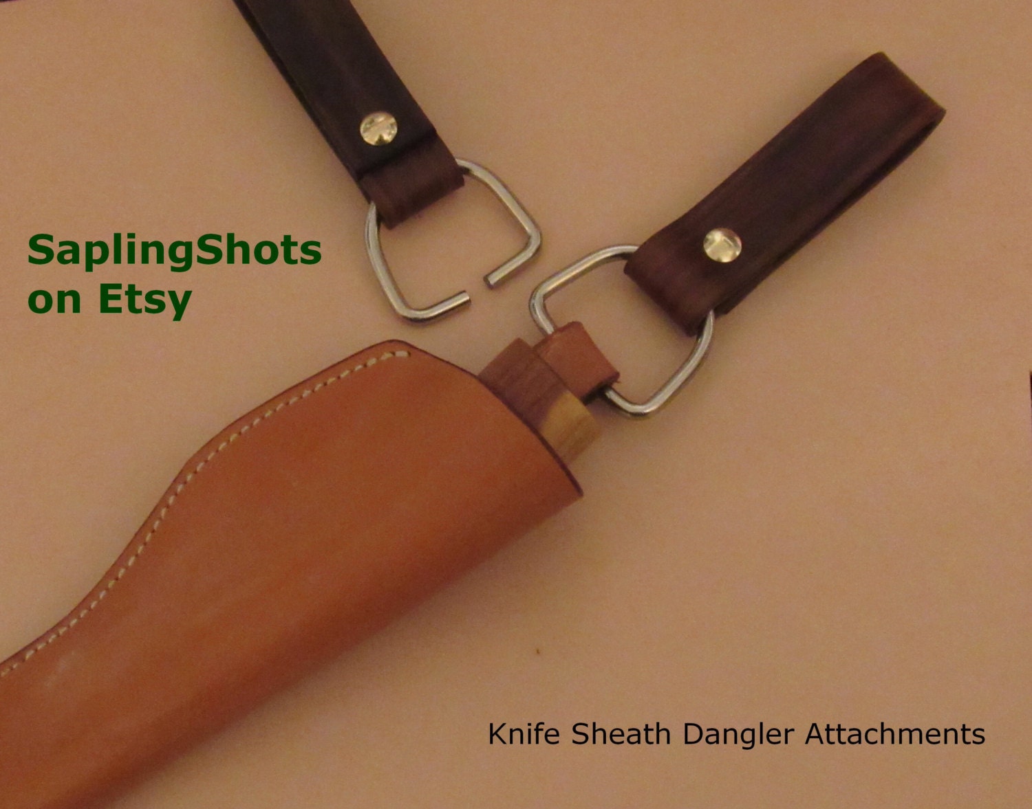Knife Sheath Dangler Belt Loop Bushcraft Nordic Carry Etsy