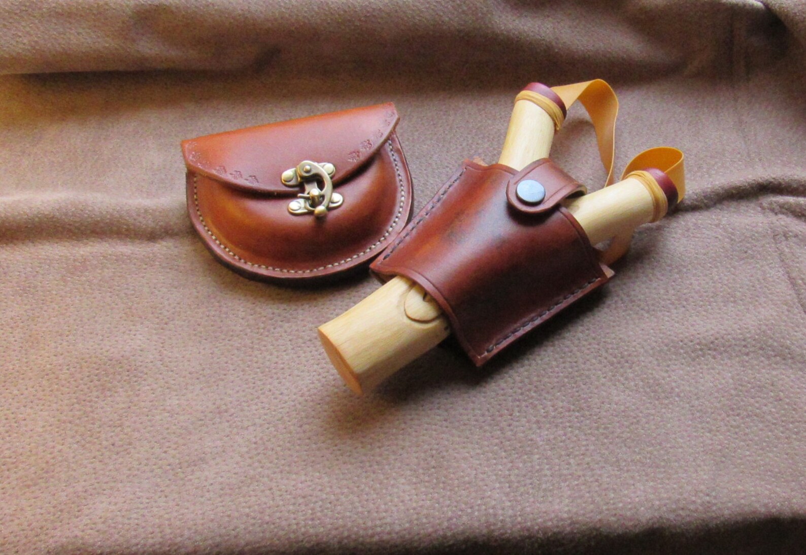 Slingshot, Holster and Ammunition Pouch Combination Etsy