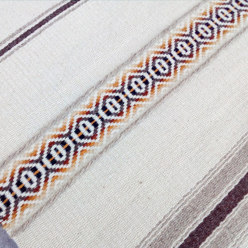 White Handwoven Boho Rug Unique and Stylish Area Rug in Etsy
