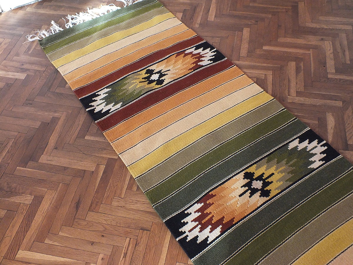 Handwoven rug handwoven wool rug tribal rug handwoven rug Etsy