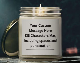 Candle Scented Personalized Gift Wedding Funny Engagement Memory Romantic Home Decor Realtor