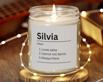 Candle Scented Personalized Gift Wedding Engagement Memory Romantic Home Decor Realtor