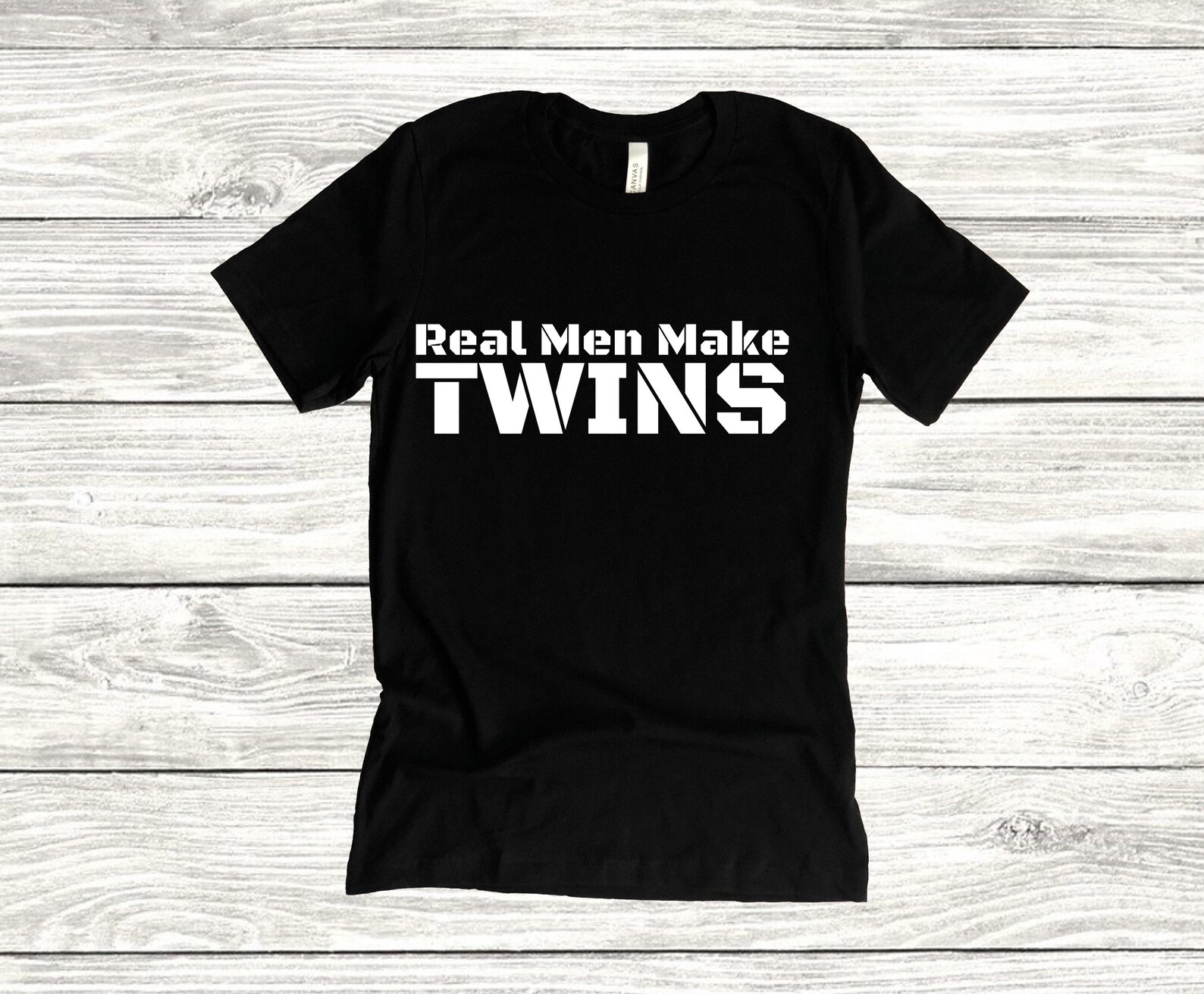 Real Men Make TWINS Tshirt Funny Twin Baby Reveal Twin Etsy