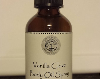 Vanilla Clove Body Oil Spray