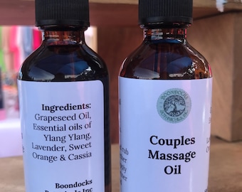 Couples Massage Oil