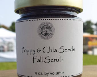 Poppy & Chia Seeds Fall Scrub