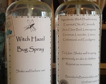 Witch Hazel Bug Spray