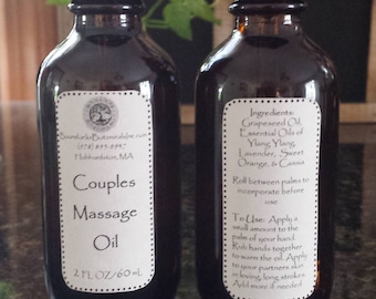 Couples Massage Oil