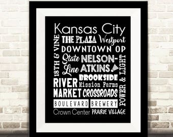 Kansas City Subway Print - Kansas City Wall Art - DIGITAL Printable File - Instant Download