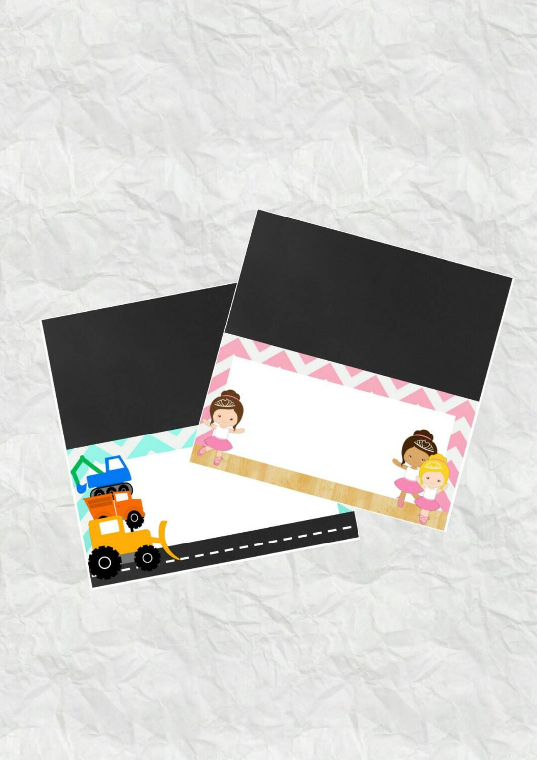 Trucks and Tutus Food Tents Party Food Labels DIY Printable Files