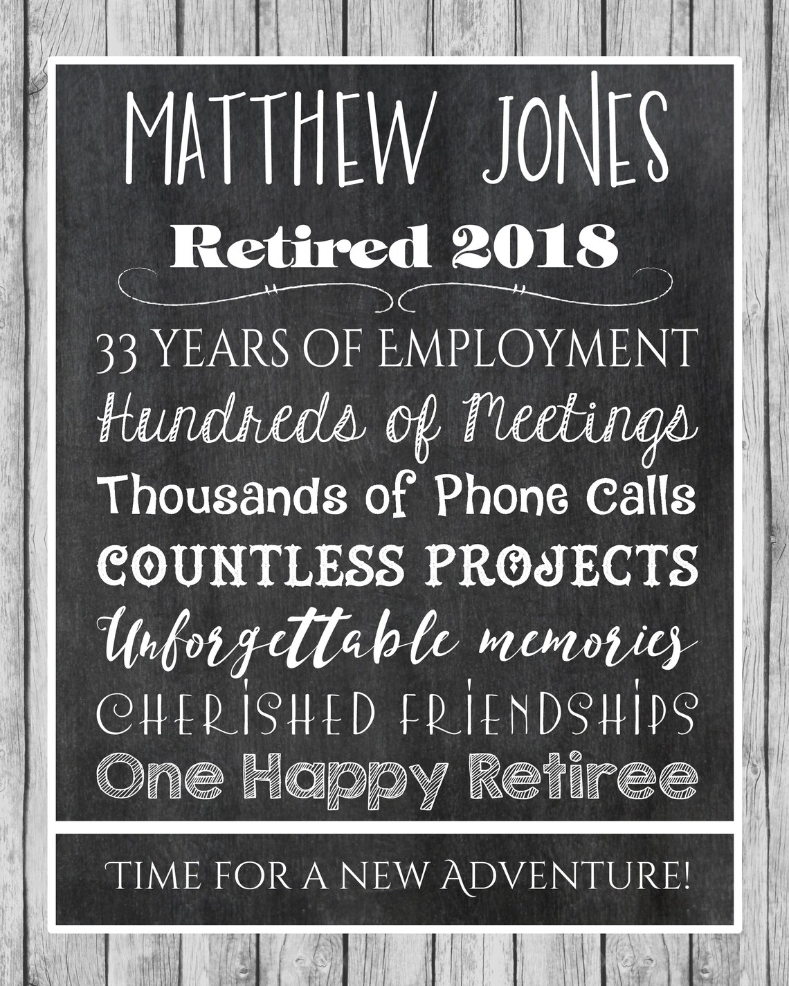 Retirement Print Retirement Gift Retiree Gift Retirement Etsy