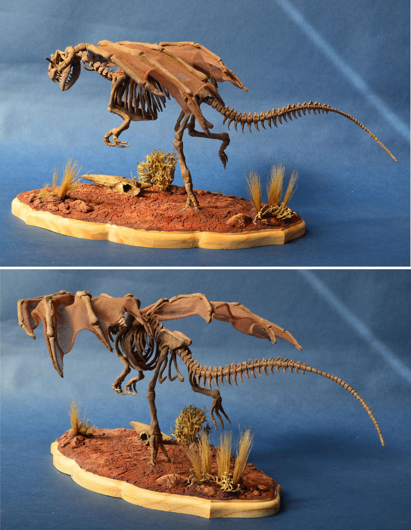 Kathfly Skelett Fische Halloween Deko - 3 Stück Kunststoff Fischgräten Figuren