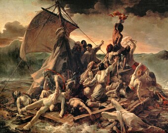 1791-1824 - Severed Limbs Canvas Gallery Wrapped Giclee Wall Art Print Theodore Gericault D5060