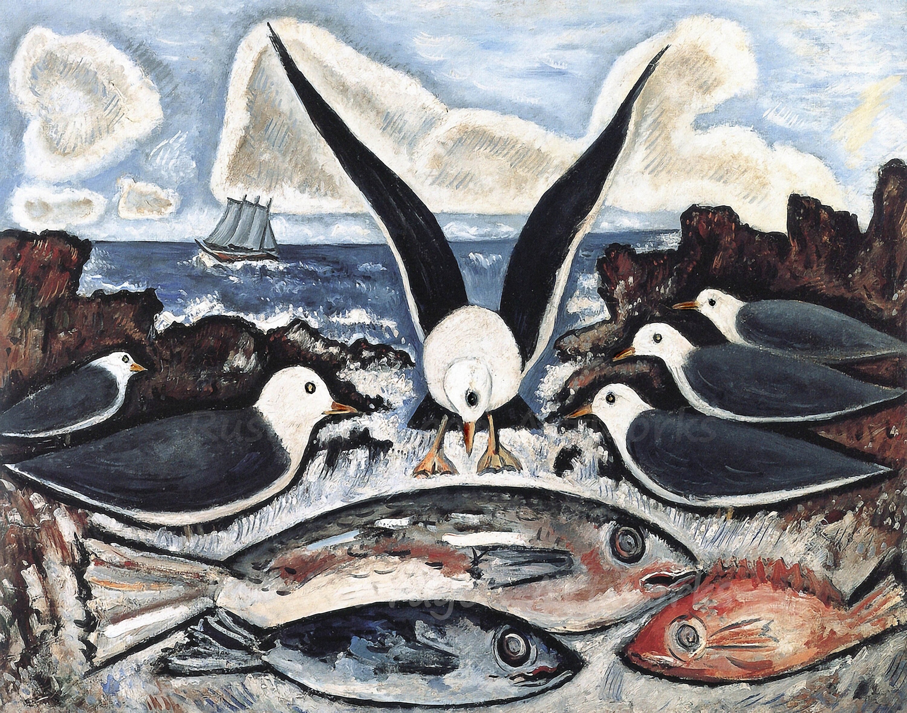 Marsden hartley give us this day 1938 reproduction etsy