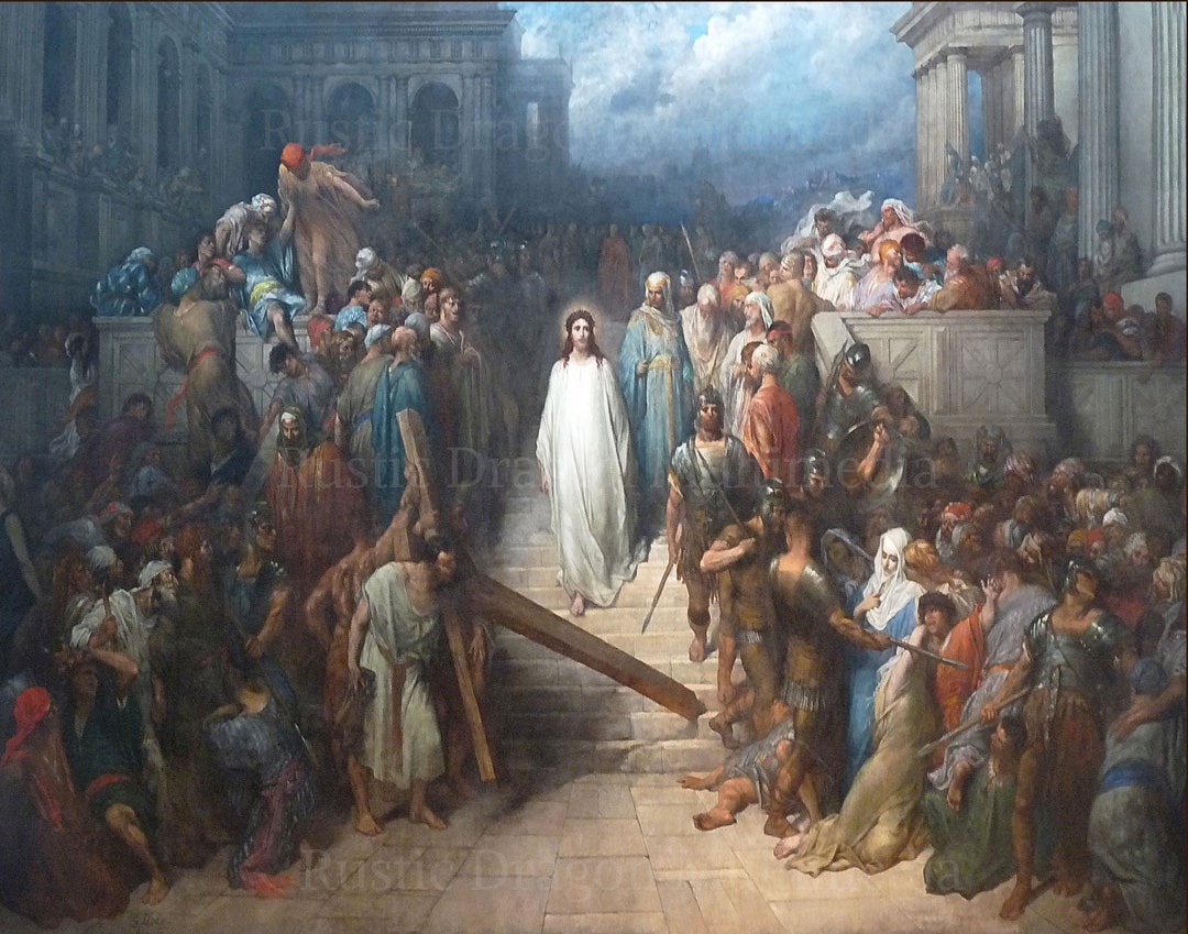 Gustave Dore christ Leaving the Court 1872 Reproduction Digital Print ...