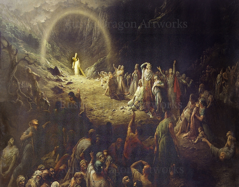 Gustave Dore the Vale of Tears 1883 Reproduction Digital Print Jesus ...