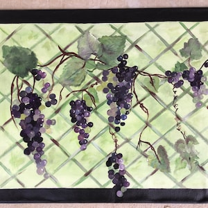 grapes Kitchen Floorcloth Mat