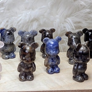 Mini crystal bears