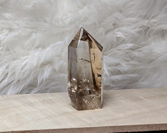 Smokey quartz tower