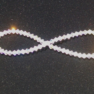 Slip-On Anklet Infinity Stretch Swarovski Crystal