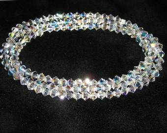 SET OF THREE Swarovski Crystal Bracelets