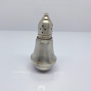 Vintage Duchin Weighted Sterling Glass-Lined Salt Pepper Shaker