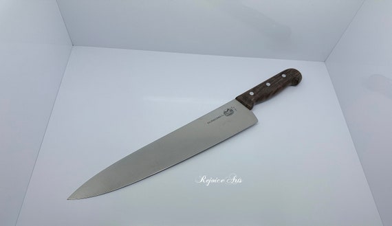 17 Fine Vintage RH Forschner Victorinox French Chef's Scimitar Knife Meat  Ham Turkey Slicing Stainless Steel Top Swiss Quality 