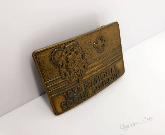 Vintage Brass BSA Boy Scouts 1973 National Scout … - image 4