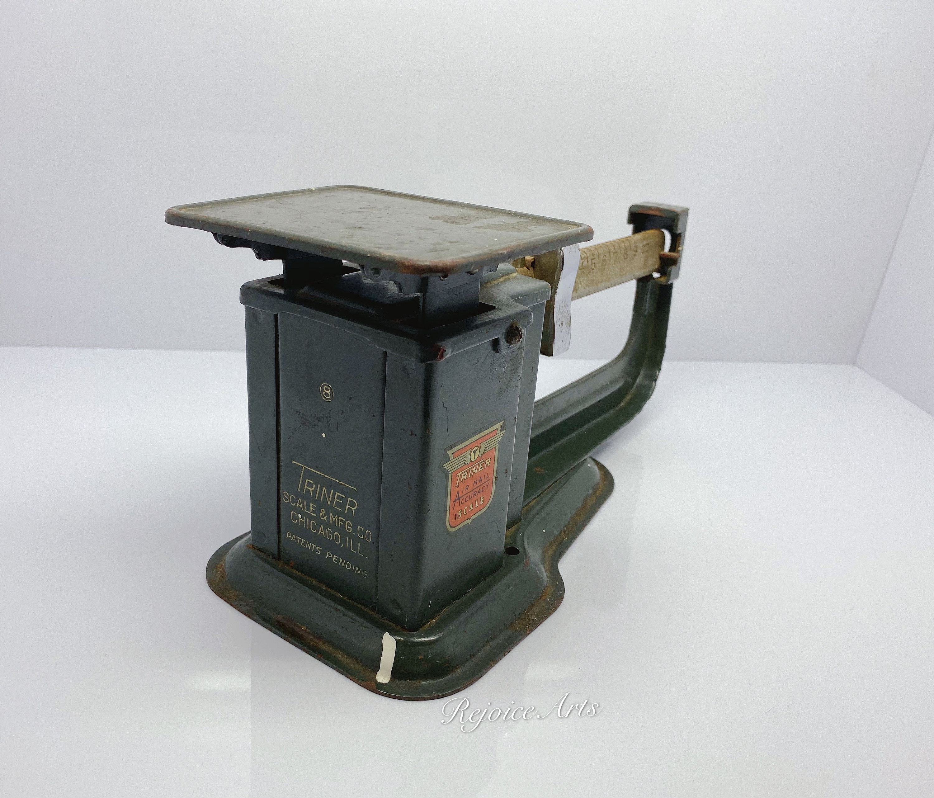 Vintage Triner Postal Air Mail Accuracy Scale 9 Oz. Metal - Etsy