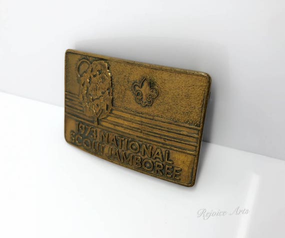 Vintage Brass BSA Boy Scouts 1973 National Scout … - image 3
