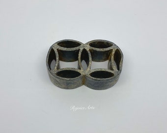 Vintage Metal Japanese Design Paperweight