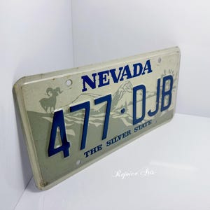 Vintage Nevada License Plate 1990s
