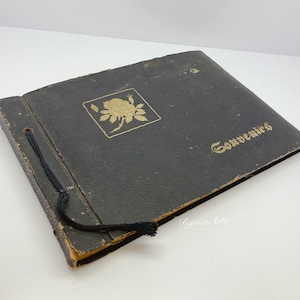 Vintage WW2 Japanese Photo Album with 19 Primary School Photographs from 1938-1945