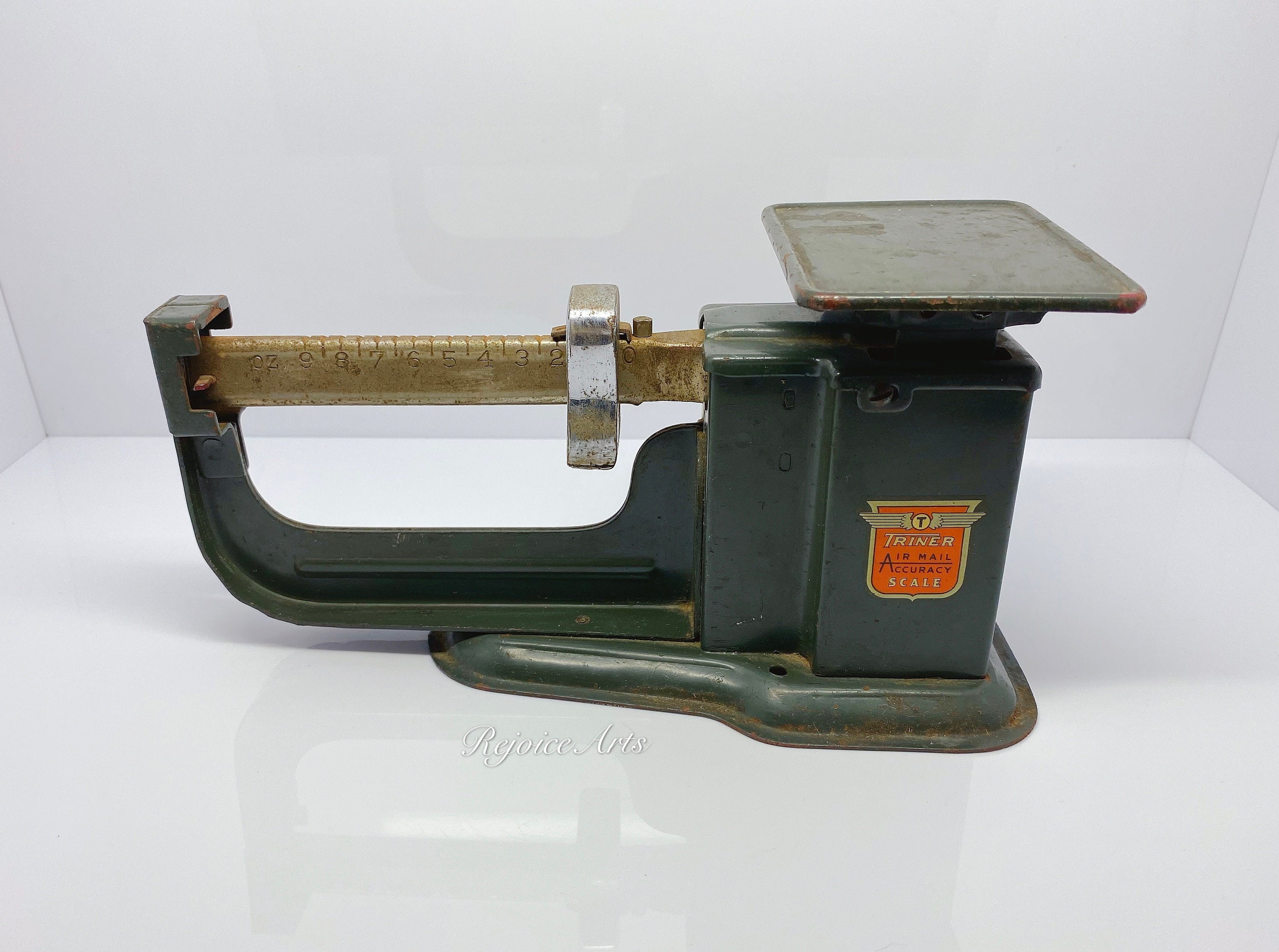 Vintage Triner Postal Air Mail Accuracy Scale 9 Oz. Metal - Etsy