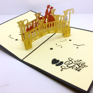 3D Pop Up I Love You Card