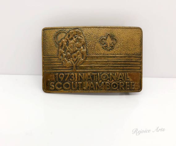Vintage Brass BSA Boy Scouts 1973 National Scout … - image 1