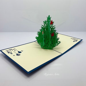 3D Pop Up Christmas Tree Card