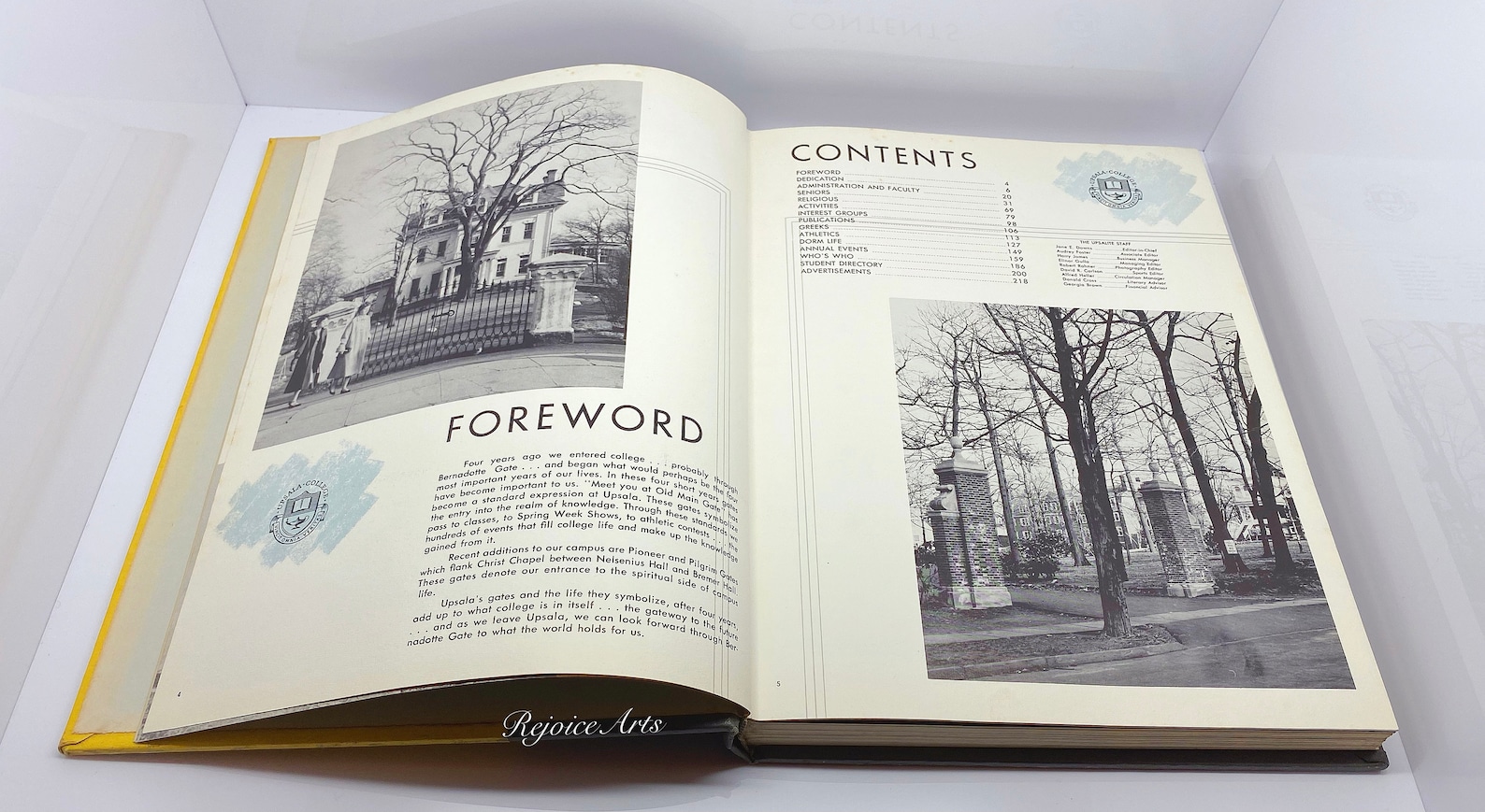 The Upsalite Upsala College Yearbook 1956 Etsy