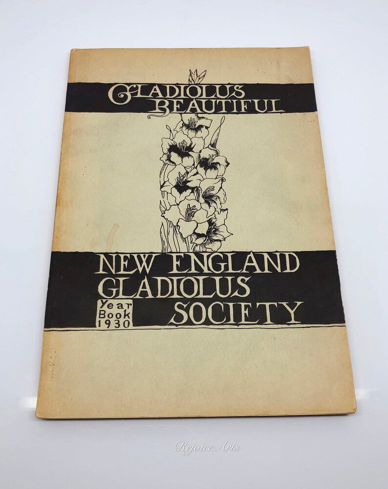 New England Gladiolus Society Gladiolus Beautiful Year Book 1930 image 7