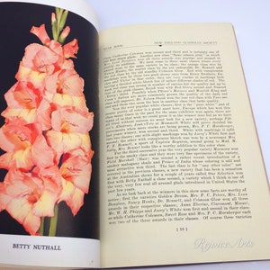 New England Gladiolus Society Gladiolus Beautiful Year Book 1931 image 4