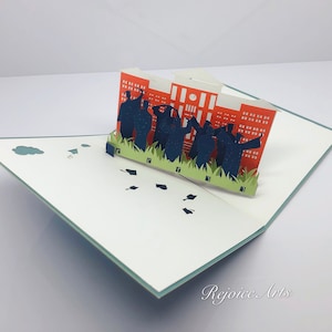 Carte de graduation Popup 3D