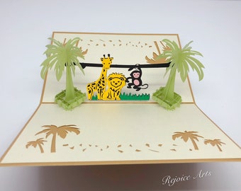 3D Pop Up Jungle Card