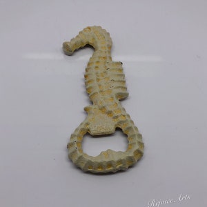 Vintage Sea Horse Figured Design Iron Bottle Opener