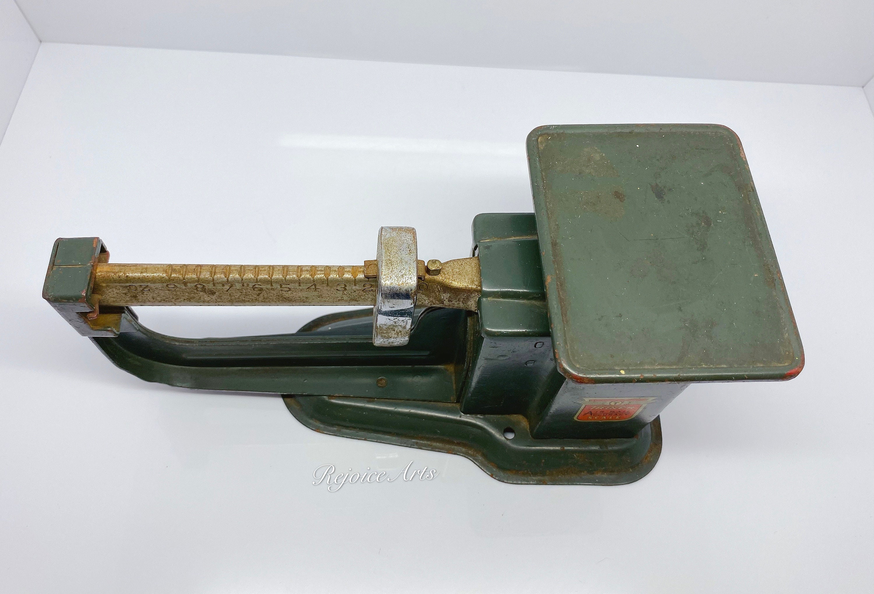Vintage Triner Postal Air Mail Accuracy Scale 9 Oz. Metal - Etsy