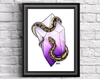 ball python print etsy