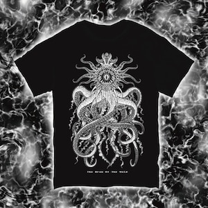 Abyss | Unisex T-Shirt Apparel | Tattoo Design | Vulture Culture | Pagan | Goth | Weird | Lovecraft