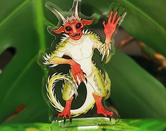 Shovel the Quasit - Acrylic Standee Desk Buddy  - BG3 companion summon  |  Baldur's Gate 3 | DnD |