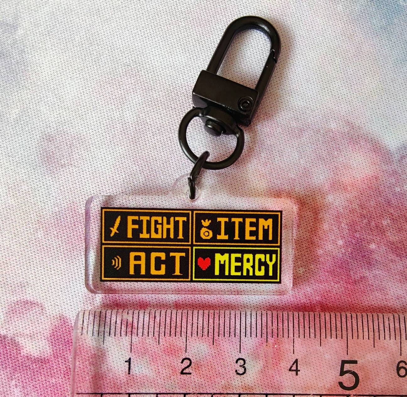 Act Item Fight Mercy Video Game Undertale Art Sticker for Sale by