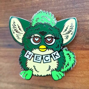 Furb - Hard Enamel Pin 45mm Heck - Green Frog Variant | Original Adult 99 Furb 90s - Custom Furb | Long Furb | Oddbody |