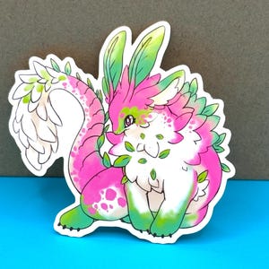 Plant Dragon Sticker